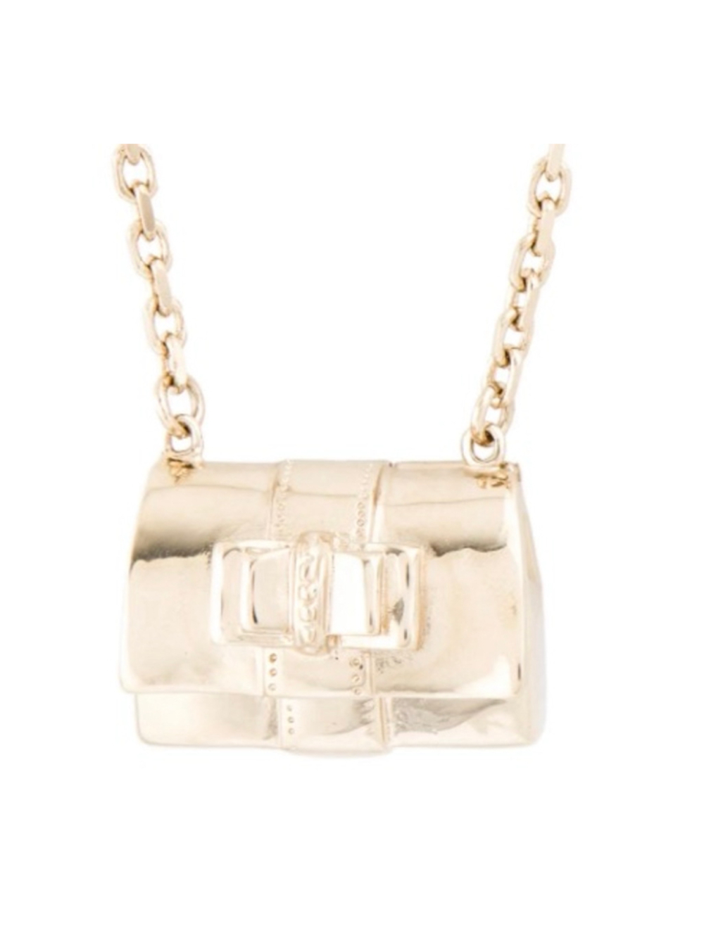 Christian Louboutin Sweet Charity Purse Necklace New Vintage 32in 1.25x1in Charm